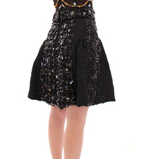 Thumbnail for Black Crystal Embellished Masterpiece Skirt