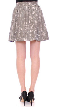 Thumbnail for Chic Gray Pleated Mini Skirt