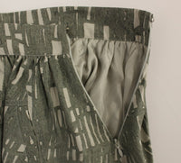 Thumbnail for Chic Gray Pleated Mini Skirt