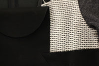 Thumbnail for Chic Tri-Tone Long Sleeve Sweater