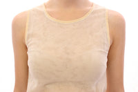 Thumbnail for Elegant Beige Tank Top Blouse