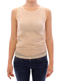 Thumbnail for Elegant Beige Tank Top Blouse