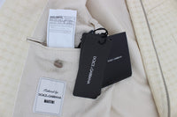 Thumbnail for Sophisticated Beige Polka Dotted Blazer & Vest