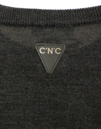Thumbnail for Gray crewneck pullover sweater