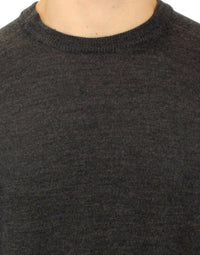 Thumbnail for Gray crewneck pullover sweater