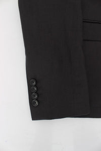 Thumbnail for Elegant Gray Linen Slim Fit Blazer and Vest