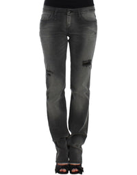 Thumbnail for Gray straight leg jeans