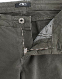 Thumbnail for Green slim leg jeans