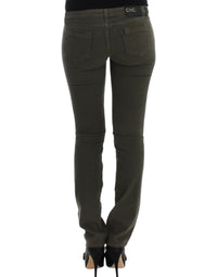 Thumbnail for Green slim leg jeans