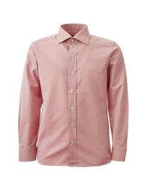Thumbnail for Elegant Pink Cotton Shirt with French Collar