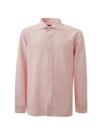 Thumbnail for Elegant Pink Long Sleeve Cotton Shirt