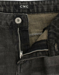 Thumbnail for Gray distressed jeans