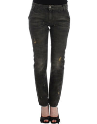 Thumbnail for Gray distressed jeans