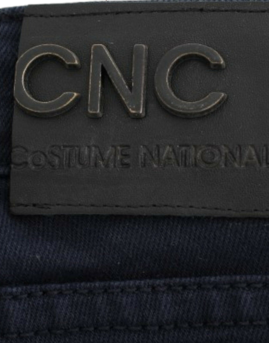 Blue straight leg jeans