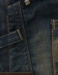 Thumbnail for Blue straight leg jeans