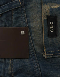 Thumbnail for Blue straight leg jeans