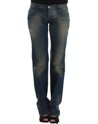 Thumbnail for Blue straight leg jeans