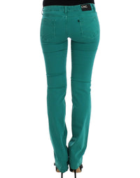Thumbnail for Green straight leg jeans