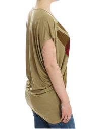 Thumbnail for Green print shortsleeve t-shirt