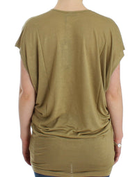 Thumbnail for Green print shortsleeve t-shirt