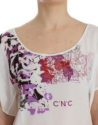 Thumbnail for White motive print blouse