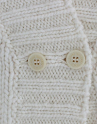 Thumbnail for White knitted cardigan