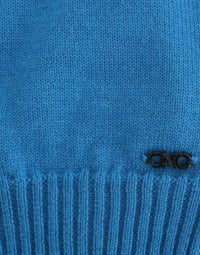 Thumbnail for Blue scoopneck sweater