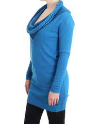 Thumbnail for Blue scoopneck sweater