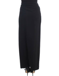 Thumbnail for Black full length maxi skirt