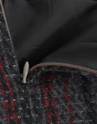 Thumbnail for Gray wool mini skirt