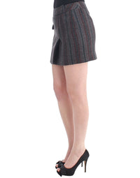 Thumbnail for Gray wool mini skirt