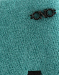 Thumbnail for Blue wrap mini skirt