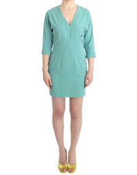 Thumbnail for Green 3/4 sleeved sheath dress