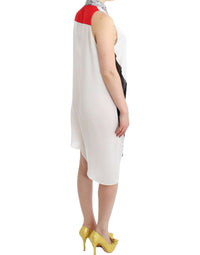 Thumbnail for White shirt assymetric hem dress