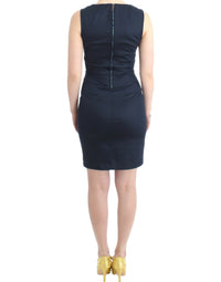 Thumbnail for Blue pencil cotton dress