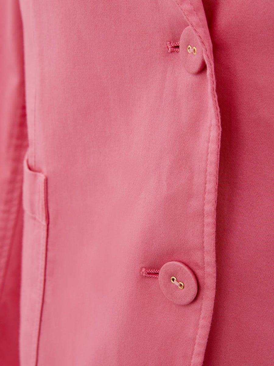 Chic Pink Cotton Jacket by Lardini