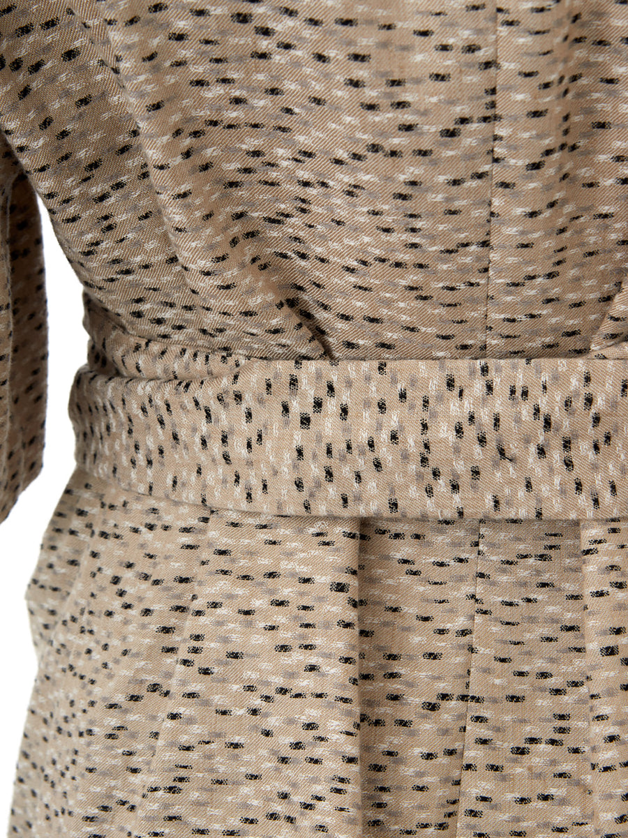 Elegant Beige Linen Jacket