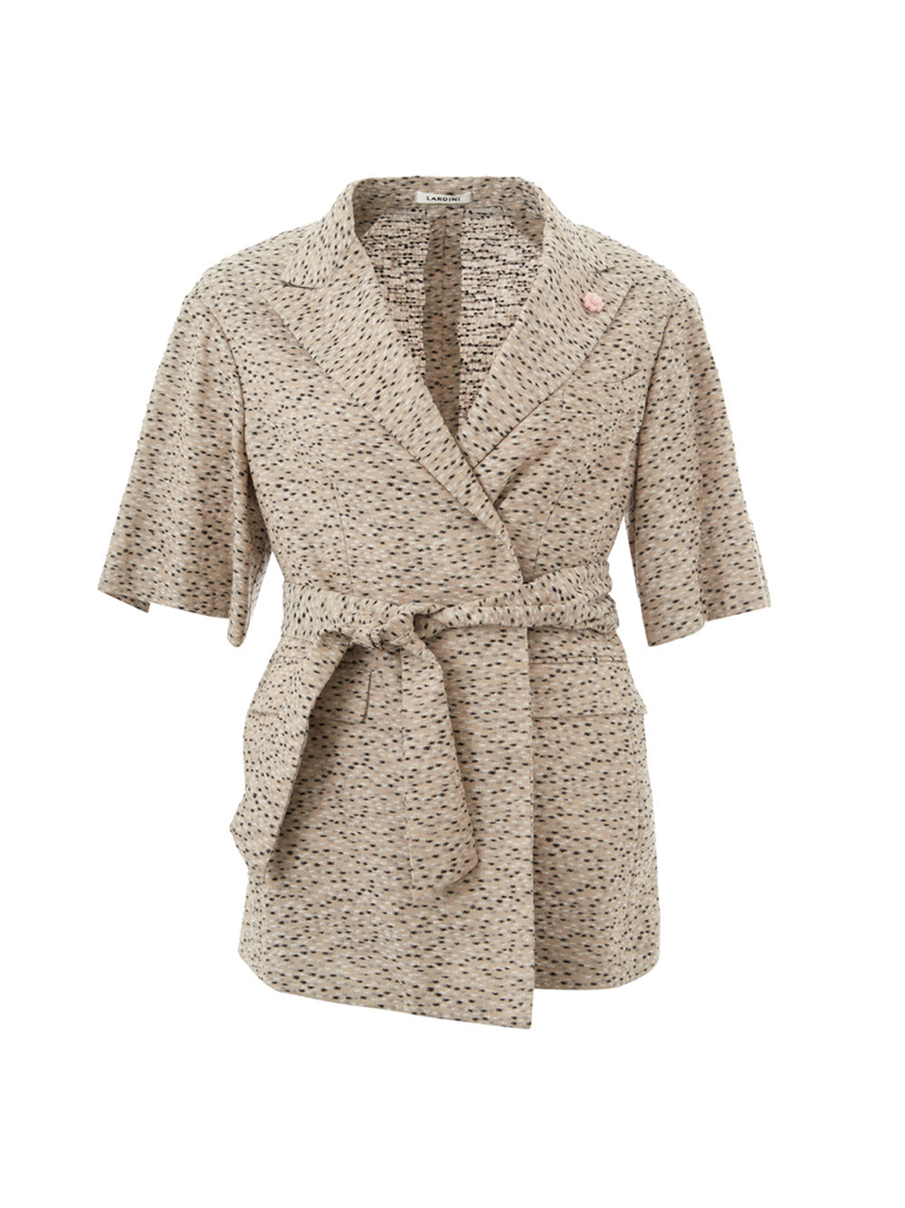 Elegant Beige Linen Jacket