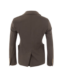 Thumbnail for Elegant Taupe Cotton Jacket