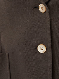 Thumbnail for Elegant Taupe Cotton Jacket