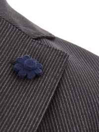 Thumbnail for Chic Grey Wool Jacket - Timeless Elegance