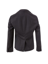 Thumbnail for Chic Grey Wool Jacket - Timeless Elegance