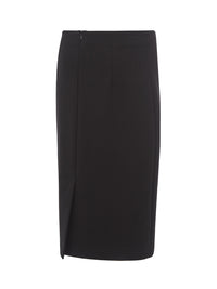 Thumbnail for Elegant Viscose Black Skirt