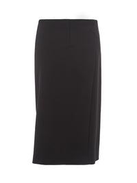 Thumbnail for Elegant Viscose Black Skirt