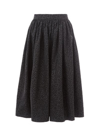 Thumbnail for Elegant Black Flared Skirt - Timeless Chic