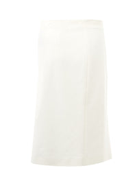 Thumbnail for Elegant White Pencil Skirt