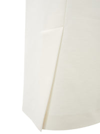 Thumbnail for Elegant White Pencil Skirt