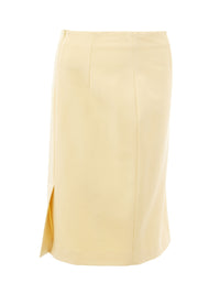 Thumbnail for Elegant Yellow Pencil Skirt