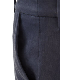 Thumbnail for Chic Linen Blue Chino Trousers – Timeless Elegance