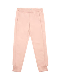 Thumbnail for Elegant Pink Elastic Band Trousers